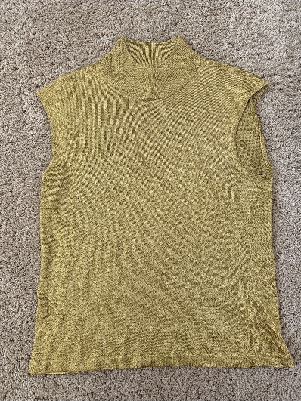 Jones New York Sleeveless Mock Neck Tank Top